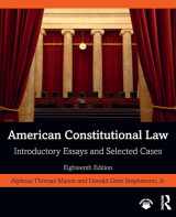 9780367758639-0367758636-American Constitutional Law: Introductory Essays and Selected Cases
