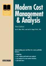 9780764141034-0764141031-Modern Cost Management & Analysis (Barron's Business Library Series)