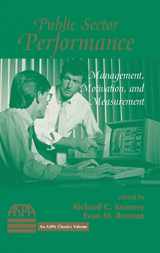 9780367317492-0367317494-Public Sector Performance: Management, Motivation, And Measurement
