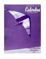 9780471583592-0471583596-Calculus - Preliminary Edition, Student Solutions Manual