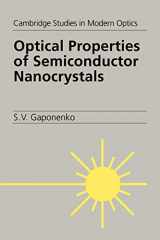 9780521019231-0521019230-Optical Properties of Semiconductor Nanocrystals (Cambridge Studies in Modern Optics, Series Number 23)