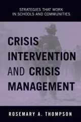 9780415944946-0415944945-Crisis Intervention and Crisis Management