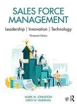 9780367682088-0367682087-Sales Force Management: Leadership, Innovation, Technology