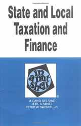 9780314232366-0314232362-State and Local Taxation and Finance in a Nutshell (Nutshell Series)