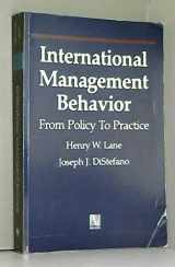 9780176034085-0176034080-INTERNATIONAL MANAGEMENT BEHAVIOR: From Policy to Practice.