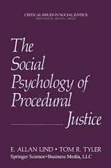 9781489921178-1489921176-The Social Psychology of Procedural Justice (Critical Issues in Social Justice)