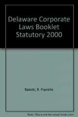 9780735511392-073551139X-Delaware Corporate Laws Booklet Statutory 2000