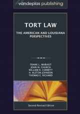 9781600422485-1600422489-Tort Law: The American and Louisiana Perspectives, Second Revised Edition 2012