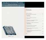 9780312032586-0312032587-Handbook of Verification Procedures