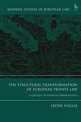 9781509925254-1509925252-The Structural Transformation of European Private Law: A Critique of Juridical Hermeneutics (Modern Studies in European Law)
