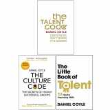 9789123963393-9123963395-Daniel Coyle Collection 3 Books Set (The Talent Code, The Culture Code, The Little Book of Talent)