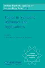 9780521796606-0521796601-Topics in Symbolic Dynamics and Applications (London Mathematical Society Lecture Note Series, Series Number 279)