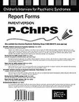 9780880483995-0880483997-Children's Interview for Psychiatric Syndromes: Report Forms for P-Chips