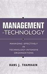 9780471415510-0471415510-Management of Technology : Managing Effectively in Technology-Intensive Organizations