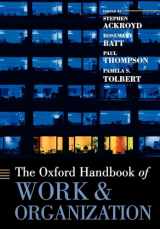 9780199299249-0199299242-The Oxford Handbook of Work and Organization (Oxford Handbooks)