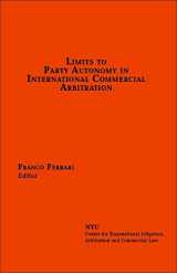 9781944825010-1944825010-Limits to Party Autonomy in International Commercial Arbitration