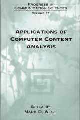9781567505047-156750504X-Applications of Computer Content Analysis (Progress in Communication Sciences)