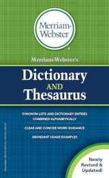 9780877792932-0877792933-Merriam-Webster's Dictionary and Thesaurus, Newest Edition, Mass-Market Paperback