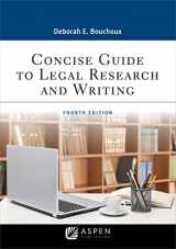 9781543801651-154380165X-Concise Guide to Legal Research and Writing (Aspen Paralegal Series)
