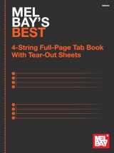 9780786685431-0786685433-4-String Full-Page Tab Book (Mel Bay's Best)