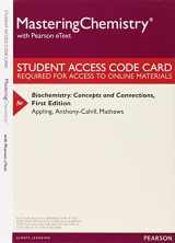 9780133880281-0133880281-Biochemistry: Concepts and Connections, Books a la Carte Plus Mastering Chemistry with eText -- Access Card Package