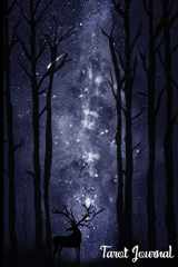 9781795367035-1795367032-Tarot Journal: Tarot Journal for Recording And Interpreting Readings - 200 Page Fill In - Compact 6x9in - Magical Purple Starry Sky Space Woods Matte Finish - Daily Draw 3 Tarot Card Spread Journal
