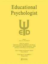 9780805897654-0805897658-Writing Development: The Role of Cognitive, Motivational, and Social/contextual Factors. A Special Issue of educational Psychologist