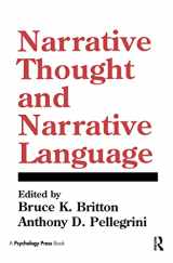 9780805800999-0805800999-Narrative Thought and Narrative Language (Cog Studies Grp of the Inst for Behavioral Research at UGA)