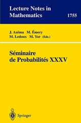9783540416593-3540416595-Seminaire de Probabilites XXXV (Lecture Notes in Mathematics, 1755)