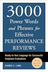 9781607744825-1607744821-3000 Power Words and Phrases for Effective Performance Reviews: Ready-to-Use Language for Successful Employee Evaluations