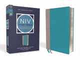 9780310449034-0310449030-NIV Study Bible, Fully Revised Edition (Study Deeply. Believe Wholeheartedly.), Leathersoft, Teal/Gray, Red Letter, Comfort Print