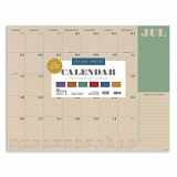 9781643326955-1643326953-TF Publishing Kraft Large 17 x 22 Desk Pad Monthly Blotter Calendar (July 2020 - June 2021)