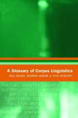 9780748620180-0748620184-A Glossary of Corpus Linguistics (Glossaries in Linguistics)