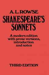 9780333363874-0333363876-Shakespeare’s Sonnets: A Modern Edition, with Prose Versions, Introduction and Notes