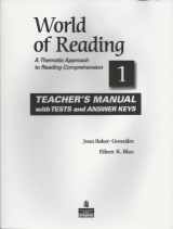 9780136002109-0136002102-World of Reading,  Teacher's Manual, Vol. 1