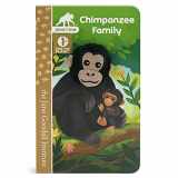 9781646380749-1646380746-Chimpanzee Family: A Jane & Me Finger Puppet Board Book for Toddlers (Jane Goodall Institute)