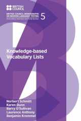 9781800504141-1800504144-Knowledge-based Vocabulary Lists (British Council Monographs on Modern Language Testing)
