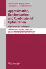 9783642153686-3642153682-Approximation, Randomization, and Combinatorial Optimization. Algorithms and Techniques: 13th International Workshop, APPROX 2010, and 14th ... (Lecture Notes in Computer Science, 6302)