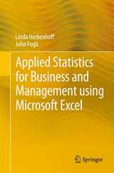 9781461484226-1461484227-Applied Statistics for Business and Management using Microsoft Excel