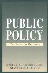 9780130592552-0130592552-Public Policy: The Essential Readings