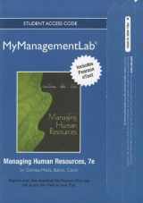 9780132753180-0132753189-Managing Human Resources Mymanagementlab With Pearson Etext Student Access Code Card
