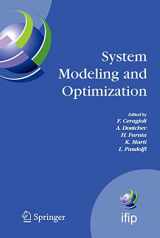 9780387327747-0387327746-System Modeling and Optimization: Proceedings of the 22nd IFIP TC7 Conference held from , July 18-22, 2005, Turin, Italy (IFIP Advances in Information and Communication Technology, 199)