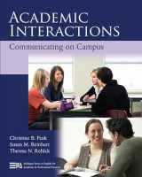 9780472033423-0472033425-Academic Interactions: Communicating on Campus (Michigan Series In English For Academic & Professional Purposes)