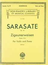 9781458426499-1458426491-ZIGEUNERWEISEN OP20 VIOLIN PIANO GYPSY AIRS (Schirmer Library of Classics, 1064)