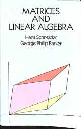 9780486660141-0486660141-Matrices and Linear Algebra (Dover Books on Mathematics)