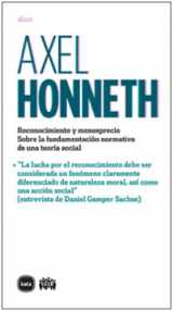 9788492946280-8492946288-Reconocimiento y menosprecio. Sobre la fundamentación normativa de una teoría social: + "La lucha por el reconocimiento debe ser considerada un ... Gamper Sachse) (dixit) (Spanish Edition)
