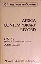 9780841901599-0841901597-Africa Contemporary Record 1977-78