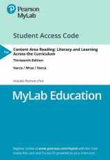 9780135760871-0135760879-Content Area Reading: Literacy and Learning Across the Curriculum -- MyLab Education with Pearson eText Access Code