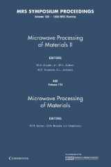 9781107407961-1107407966-Microwave Processing of Materials II (MRS Proceedings)