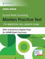 9780826185730-0826185738-Social Work Licensing Masters Practice Test, Third Edition: ASWB Full-length Practice Test with rationales from Dawn Apgar. LMSW Licensing Exam Prep Book + Online with Customized Study Plan